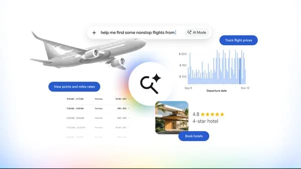 Google qidiruvidagi AI Mode orqali sayohatlarni rejalashtirish va band qilishning 3 ta yangi imkoniyati e'lon qilindi maqolasi rasmi